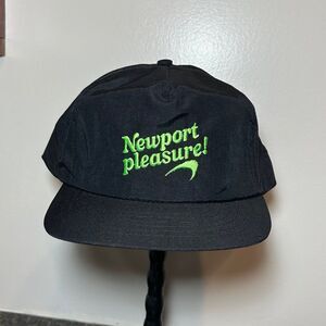 Vintage 90s 1990s Newport Pleasure Cigarettes Hat